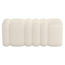 Worldwide Home Furnishings Rigel 402-133IV Large Ottoman Bench - Ivory Boucle IMAGE 5