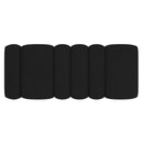 Worldwide Home Furnishings Rigel 402-133BK Large Ottoman Bench - Black Boucle IMAGE 6