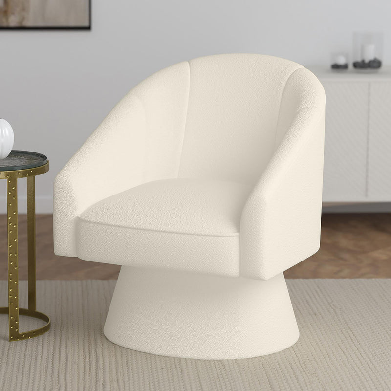 !nspire Tilsy 403-122IV Accent Chair - Ivory Boucle IMAGE 2