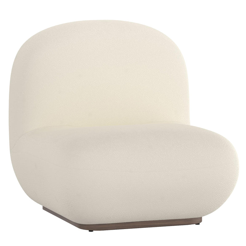 !nspire Zilano 403-115IV Accent Chair - Ivory Boucle IMAGE 1