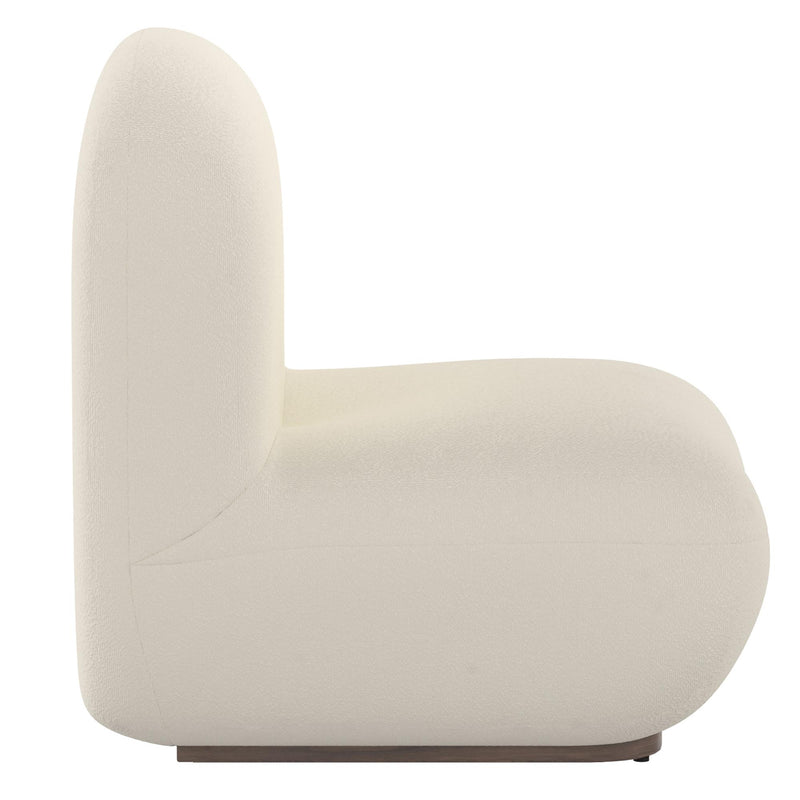 !nspire Zilano 403-115IV Accent Chair - Ivory Boucle IMAGE 4