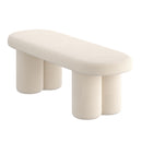 !nspire Azoro 401-163CM Bench - Cream Boucle IMAGE 3