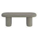!nspire Azoro 401-163WGY Bench - Warm Grey Boucle IMAGE 5