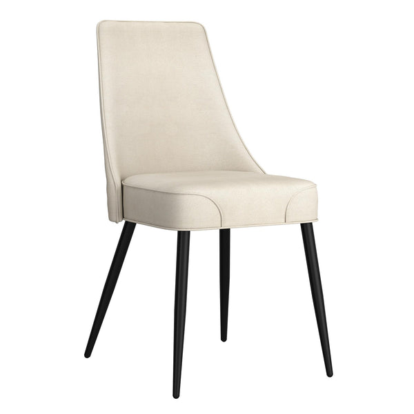 !nspire Koda 202-158BEG Dining Chair, Fabric - Beige and Black IMAGE 1