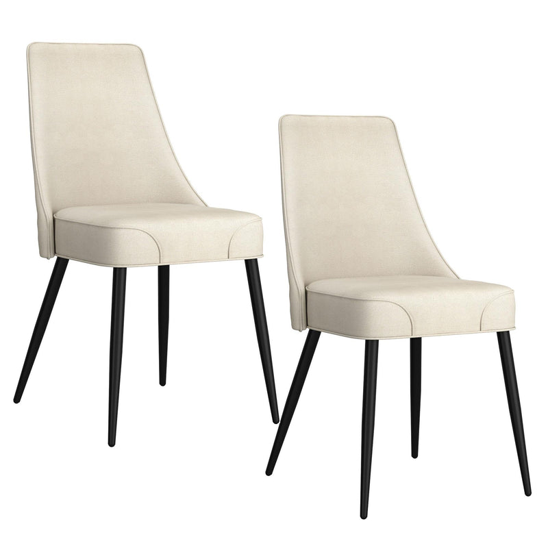 !nspire Koda 202-158BEG Dining Chair, Fabric - Beige and Black IMAGE 7