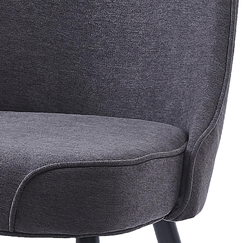 !nspire Koda 202-158CH Dining Chair, Fabric - Charcoal and Black IMAGE 6