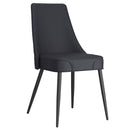 !nspire Koda 202-158PUBK Dining Chair, Faux Leather - Black IMAGE 1