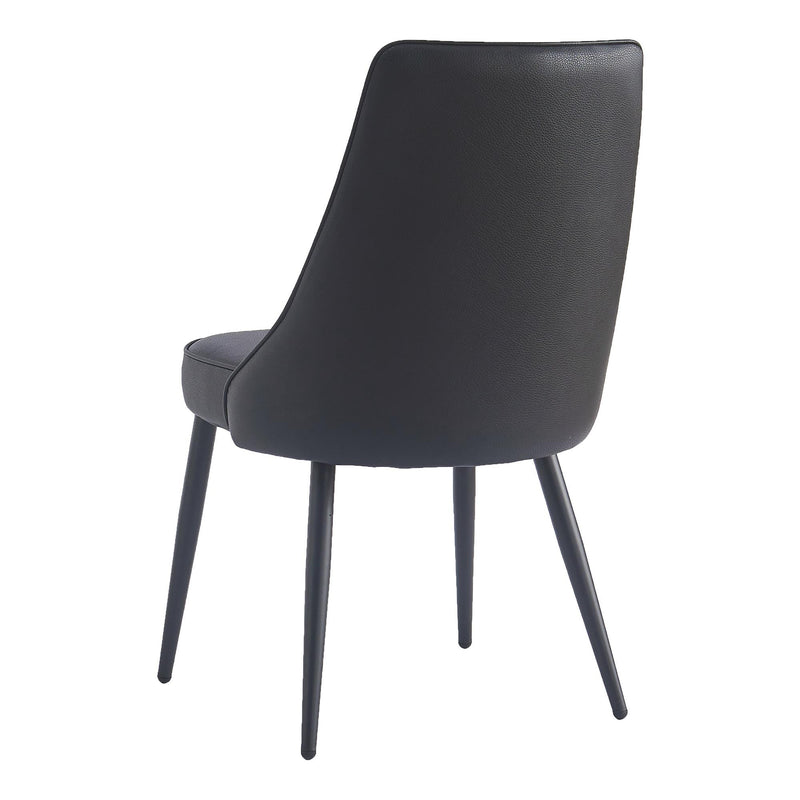 !nspire Koda 202-158PUBK Dining Chair, Faux Leather - Black IMAGE 3