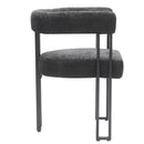!nspire Scarlet 202-108CH Dining Chair - Charcoal Boucle and Black IMAGE 4