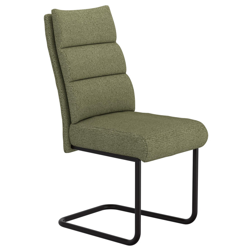 Worldwide Home Furnishings Brodi 202-138SG Dining Chair - Sage and Black IMAGE 1