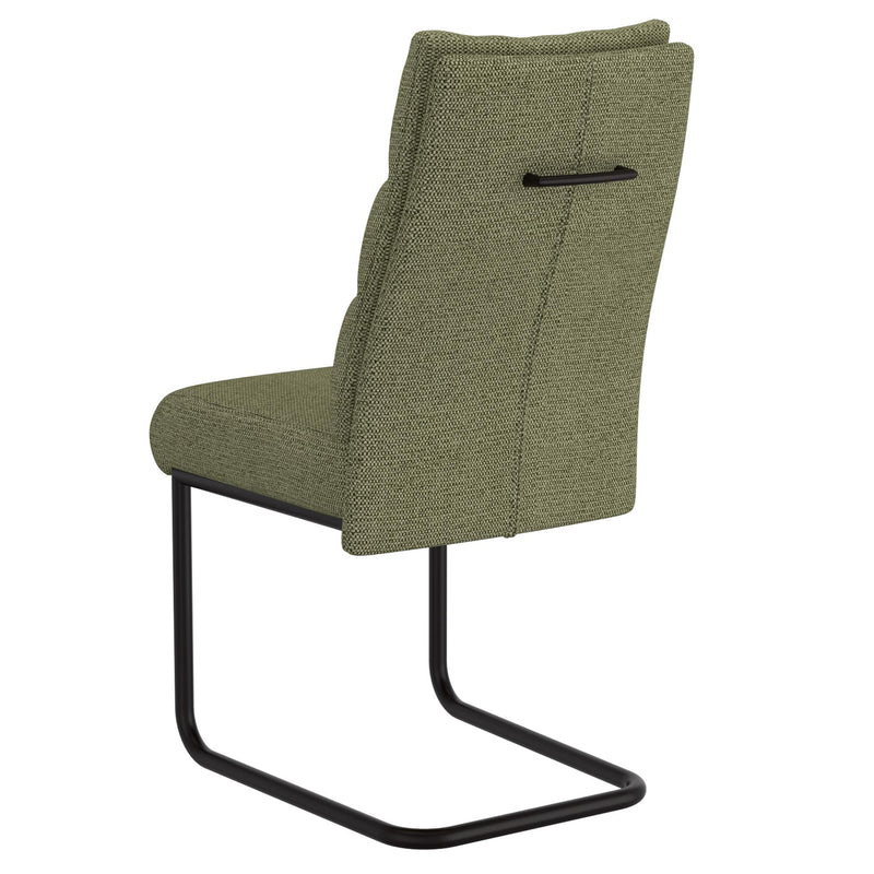 Worldwide Home Furnishings Brodi 202-138SG Dining Chair - Sage and Black IMAGE 3