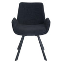 !nspire Signy 202-144BK Swivel Dining Chair - Black IMAGE 5