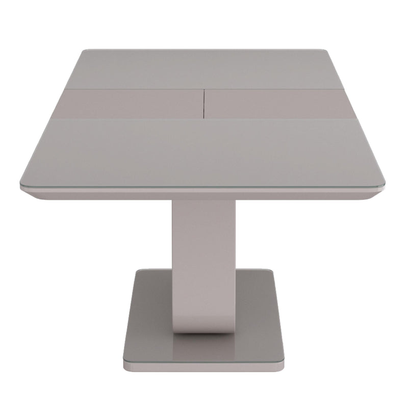 !nspire Corvus 201-159WGY Dining Table w/Extension - Warm Grey IMAGE 4