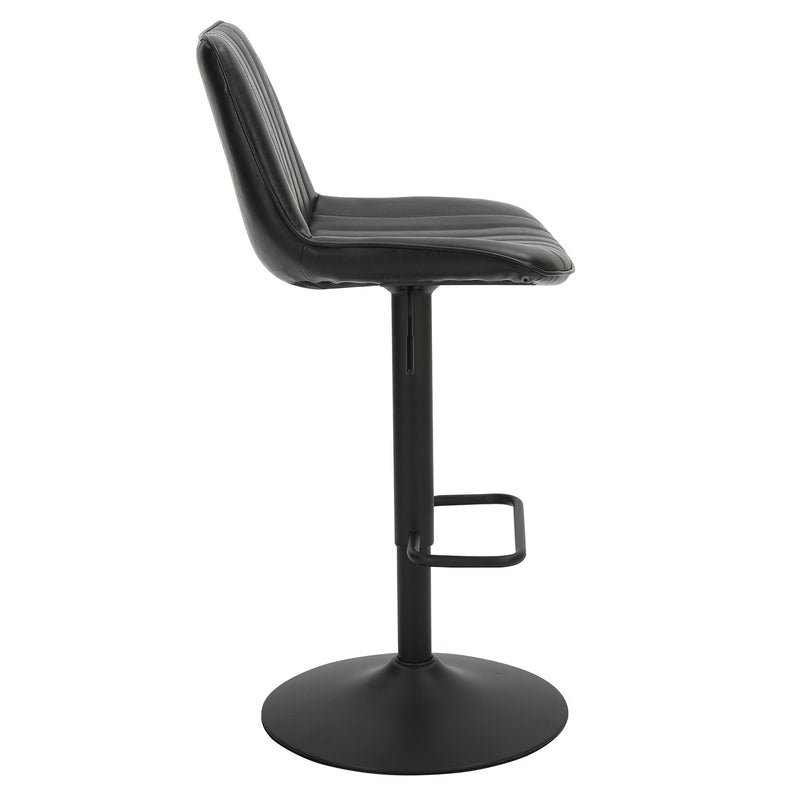 !nspire Kosi 203-190BLK Adjustable Air-Lift Stool - Black IMAGE 4