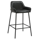 !nspire Baily 203-541PUBK 26" Counter Stool - Black IMAGE 1