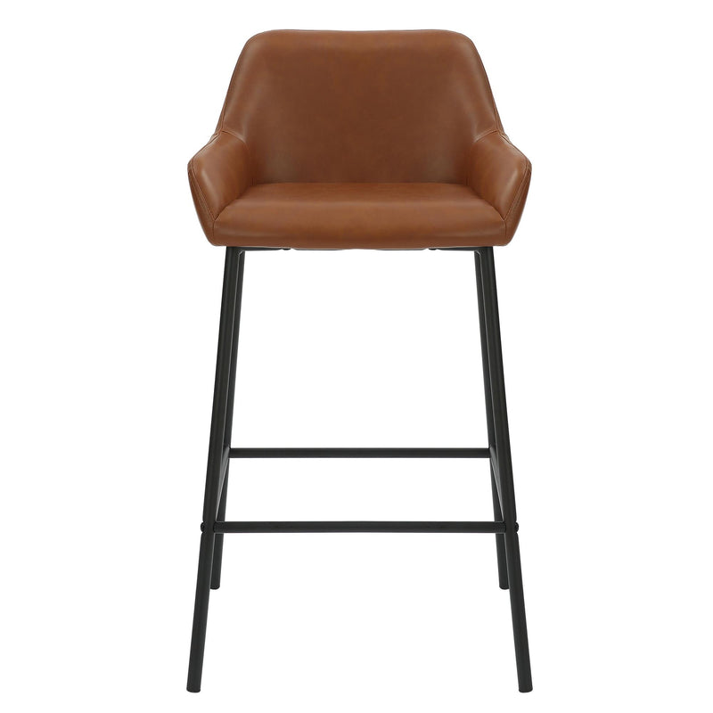 !nspire Baily 203-541PUSD 26" Counter Stool - Saddle and Black IMAGE 5