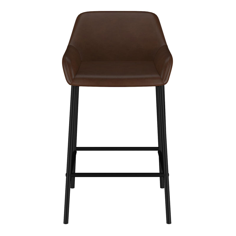 !nspire Baily 203-541PUBN 26" Counter Stool - Brown and Black IMAGE 5