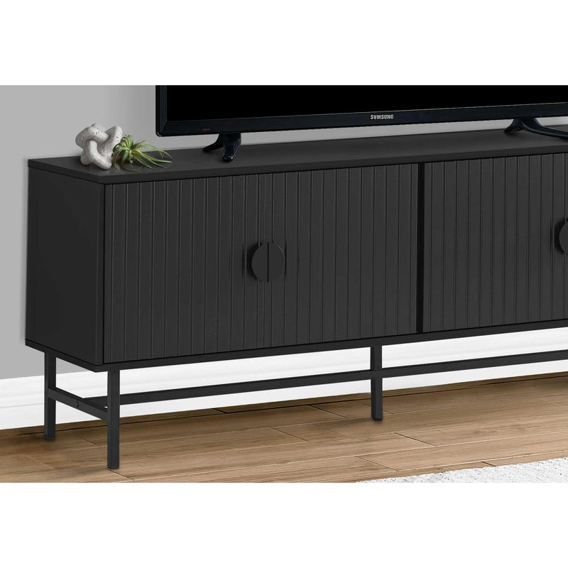  Monarch I 2733 TV Stand - Black/Black IMAGE 2