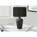  Monarch I 9621 Table Lamp - Black Ceramic / Black Shade IMAGE 2