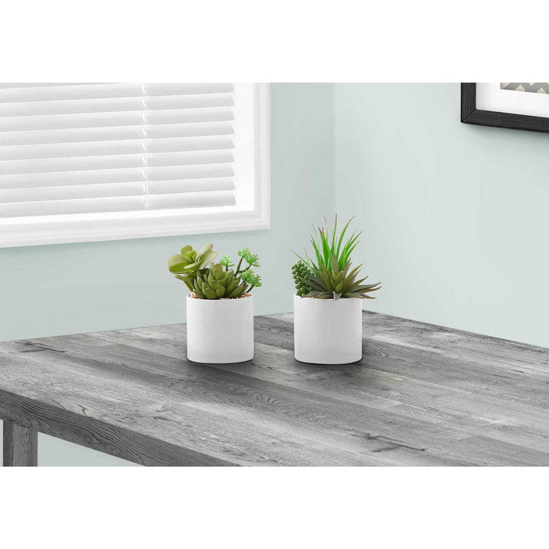  Monarch I 9588 Artificial Plants Indoor 2pcs Succulent IMAGE 2