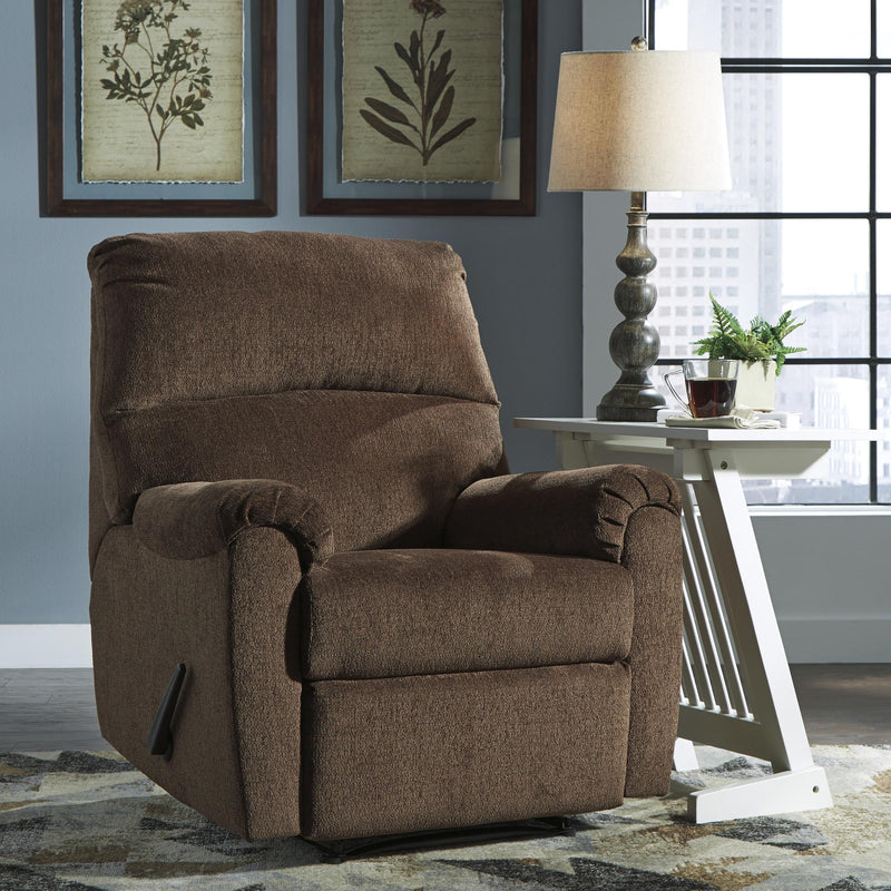 Signature Design by Ashley Nerviano Fabric Recliner with Wall Recline 1080229C IMAGE 3