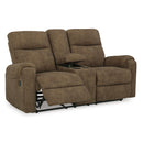 Signature Design by Ashley Edenwold 1380594C Double Reclining Loveseat with Console IMAGE 2