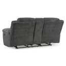 Signature Design by Ashley Frohn 3740694C Double Reclining Loveseat with Console IMAGE 5