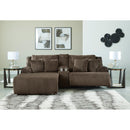 Signature Design by Ashley Top Tier 92705S5C 3 pc Reclining Sectional Sofa with Chaise IMAGE 3