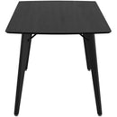 Worldwide Home Furnishings Leon/Kash 5 pc Dinette 207-893BLK_084SD IMAGE 4