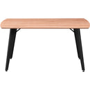 Worldwide Home Furnishings Leon/Zeke 5 pc Dinette 207-893NAT_090CH IMAGE 3