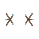 Worldwide Home Furnishings Stark/Koda 7 pc Dinette 207-535WAL_158BEG IMAGE 4