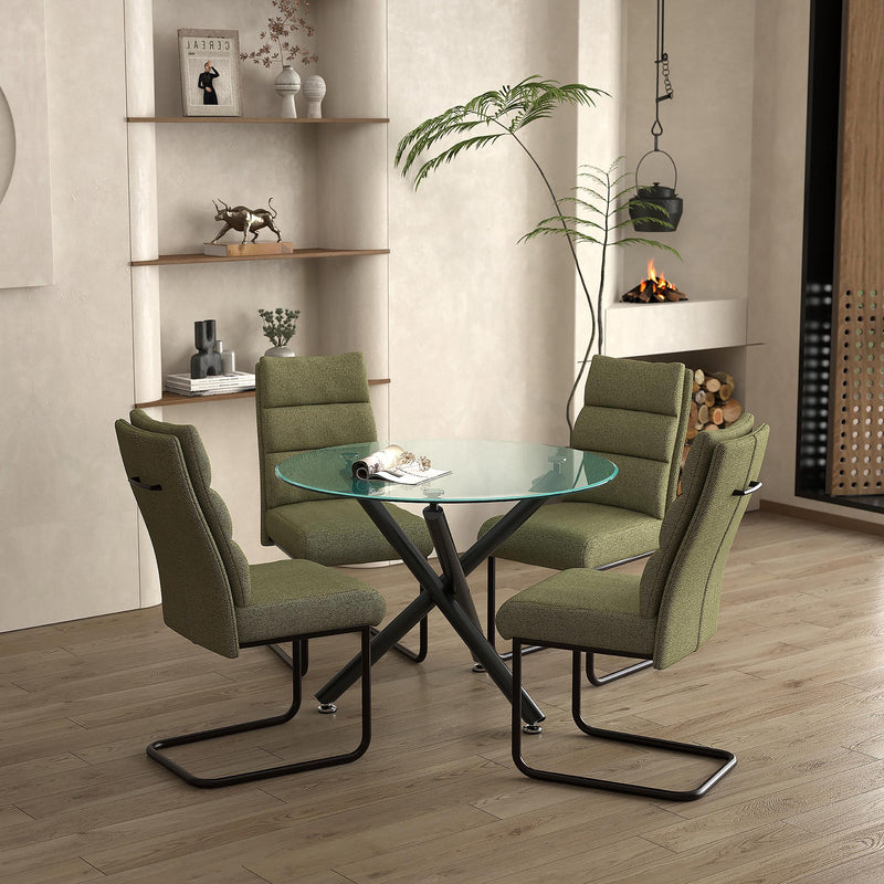 Worldwide Home Furnishings Suzette/Brodi 5 pc Dinette 207-476_138SG IMAGE 1