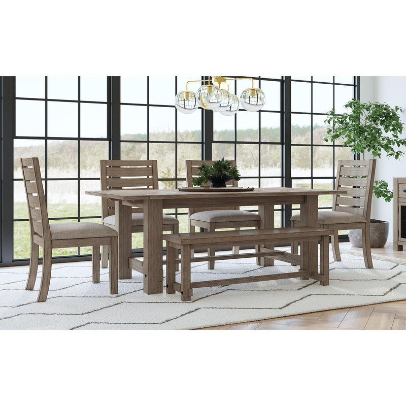 A-America Anacortes ANADT6300 Trestle Table IMAGE 4