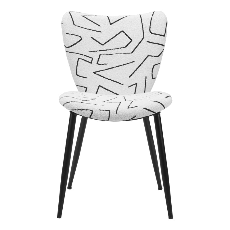  Zuo Prestige 110290 Dining Chair - White IMAGE 3