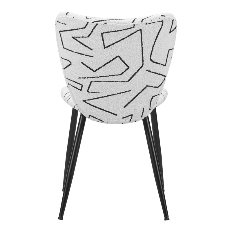  Zuo Prestige 110290 Dining Chair - White IMAGE 4