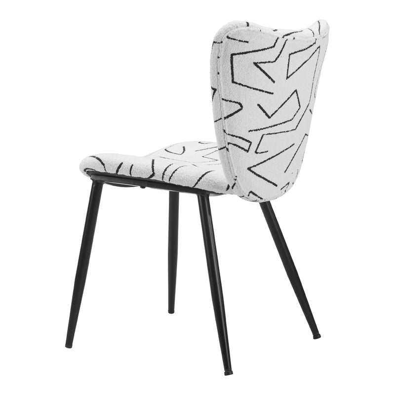  Zuo Prestige 110290 Dining Chair - White IMAGE 5