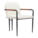  Zuo Sibu 109963 Dining Chair - Cream IMAGE 1