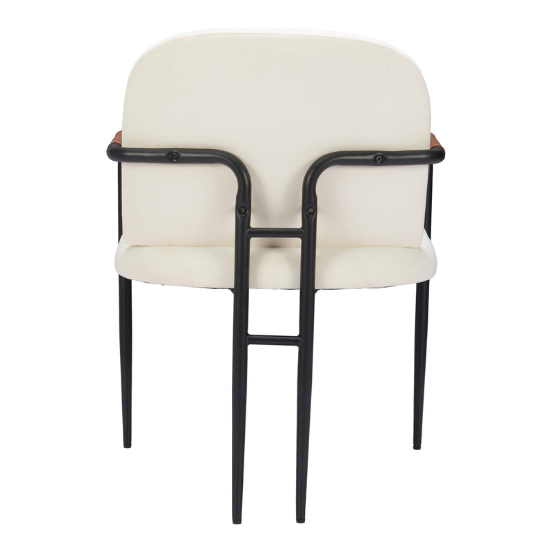  Zuo Sibu 109963 Dining Chair - Cream IMAGE 4