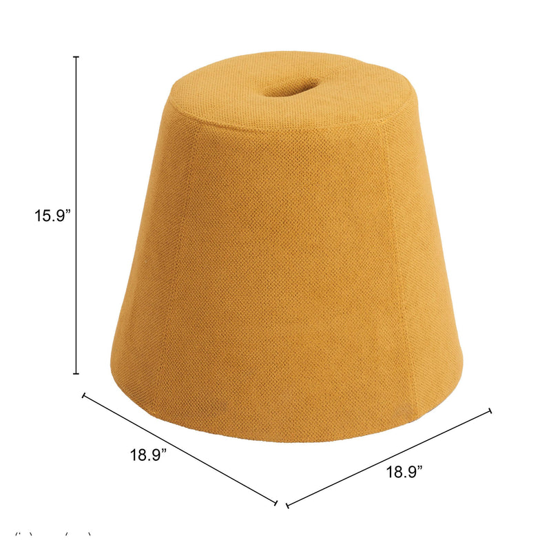  Zuo Upela 110343 Ottoman - Yellow IMAGE 8