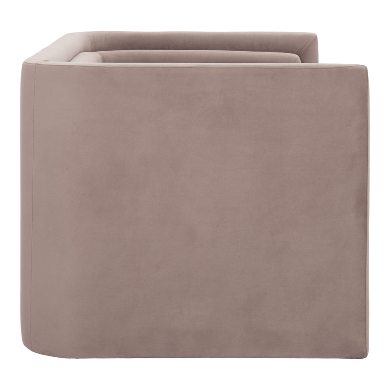  Zuo Trippel 110306 Loveseat - Taupe IMAGE 2