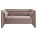  Zuo Trippel 110306 Loveseat - Taupe IMAGE 3