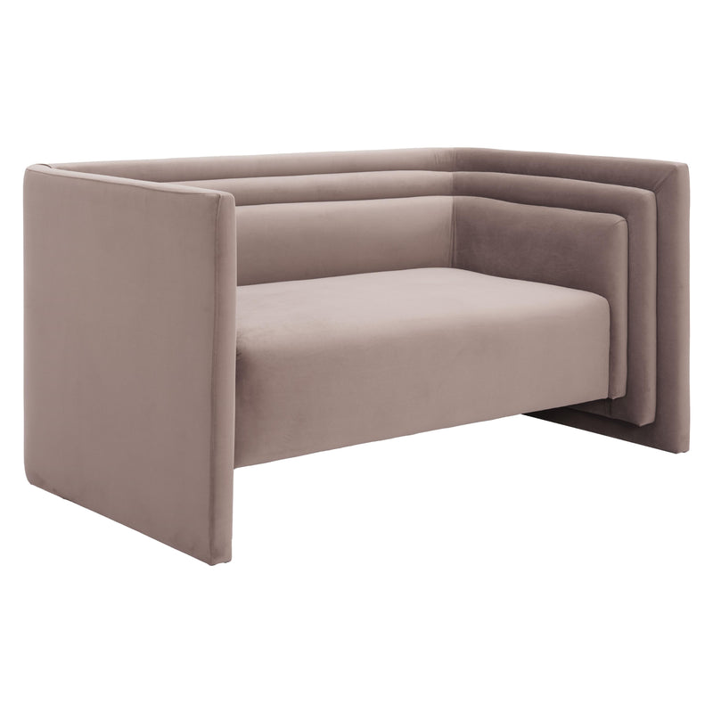  Zuo Trippel 110306 Loveseat - Taupe IMAGE 6