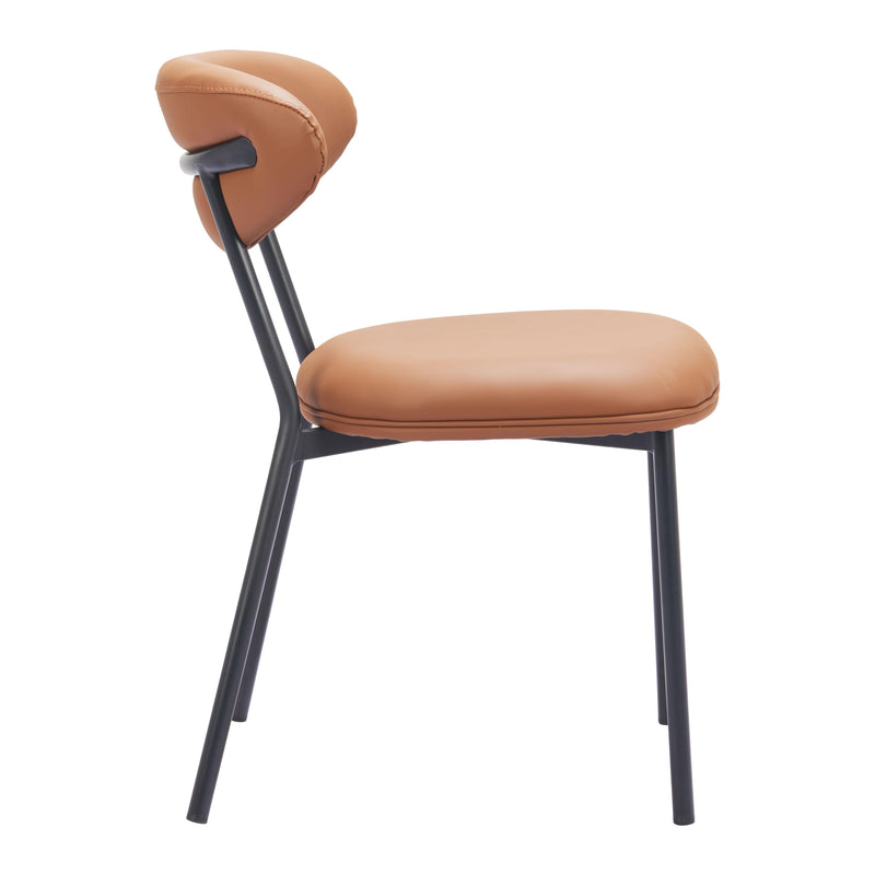  Zuo Rorun 110336 Dining Chair - Brown IMAGE 2