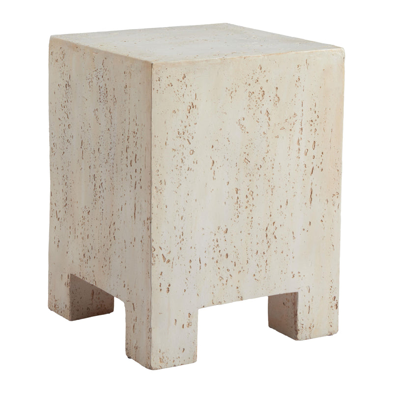  Zuo Kitara 110193 Side Table - Beige IMAGE 1