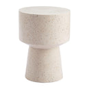  Zuo Masko 110191 Side Table - Beige IMAGE 1