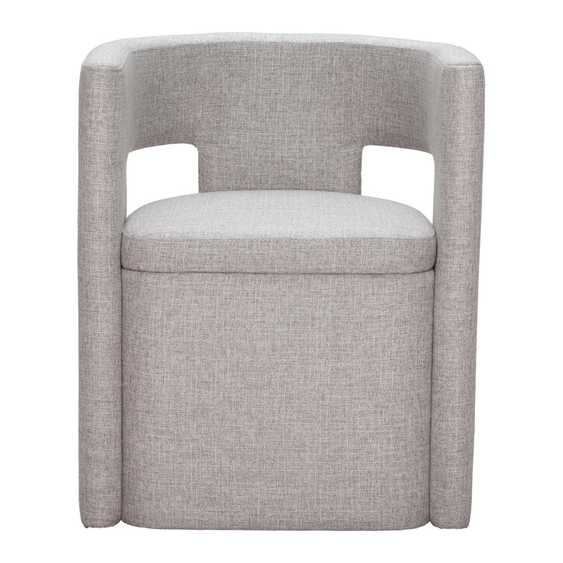  Zuo Papua 109993 Dining Chair - Grey IMAGE 3