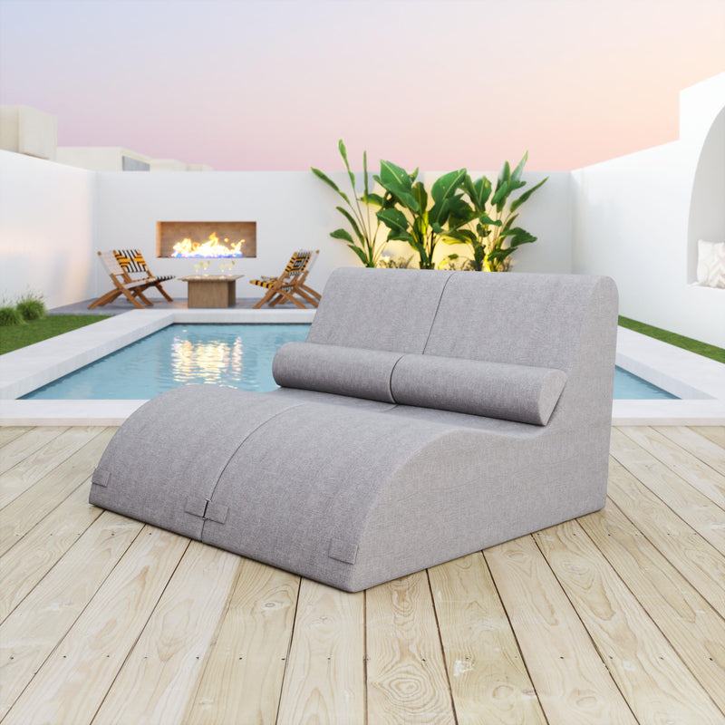  Zuo Luanda 704152 Lounge Chair - Grey IMAGE 10