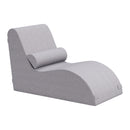  Zuo Luanda 704152 Lounge Chair - Grey IMAGE 1