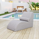  Zuo Luanda 704152 Lounge Chair - Grey IMAGE 9