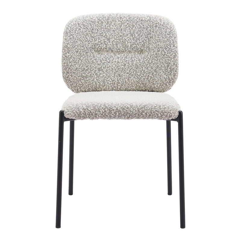  Zuo Plat 110348 Dining Chair - Grey IMAGE 3